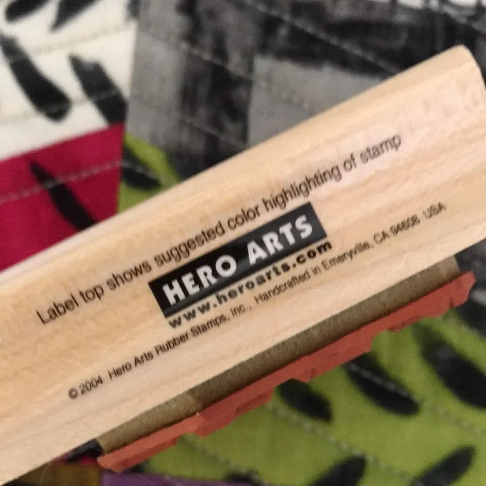 Hero Arts Rubber Stamp Find Time To Laugh A Little NWT